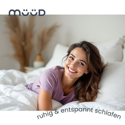 Gewichtsdecken Bettbezug weiß 135x200cm