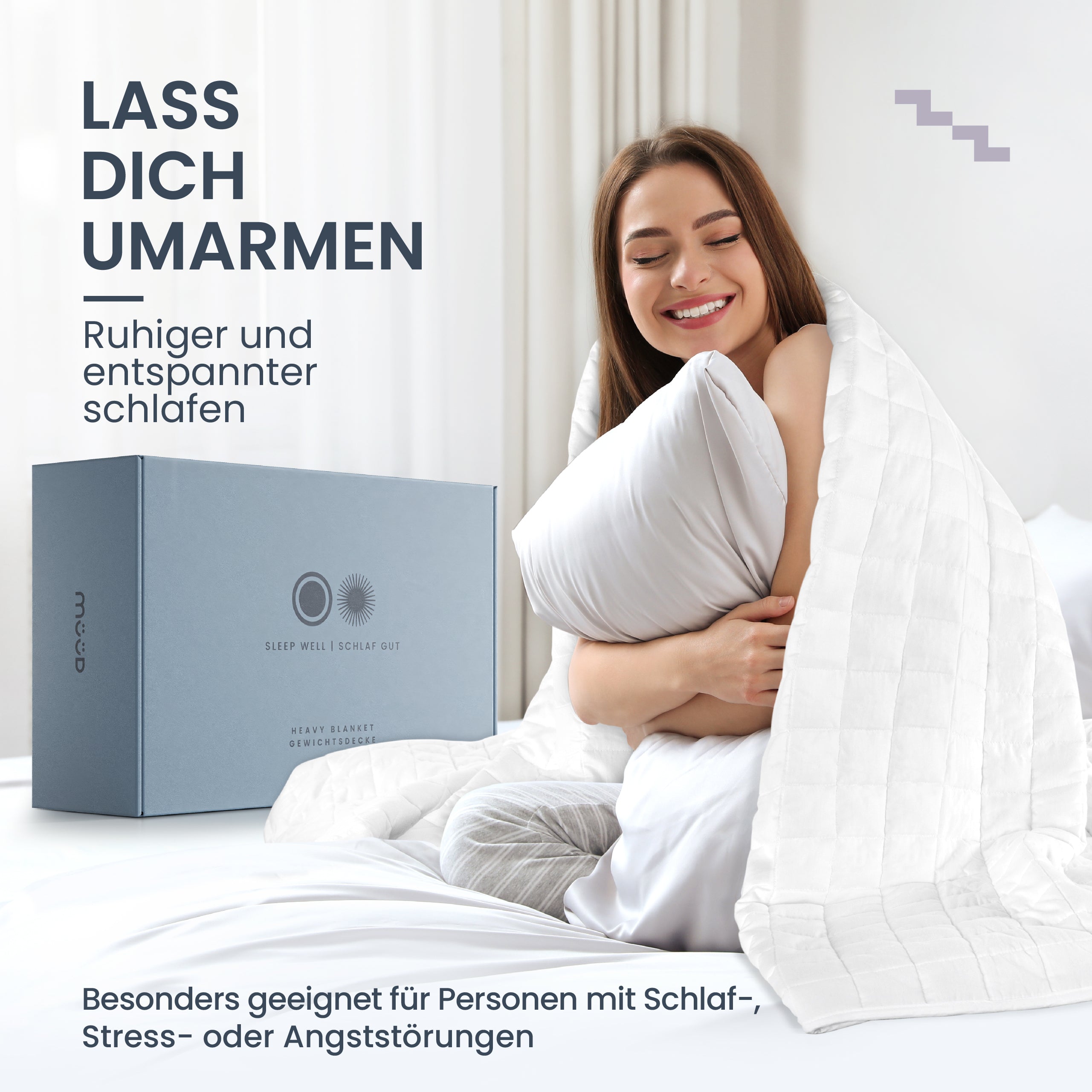 müüd® Gewichtsdecke - Therapiedecke - weighted blanket