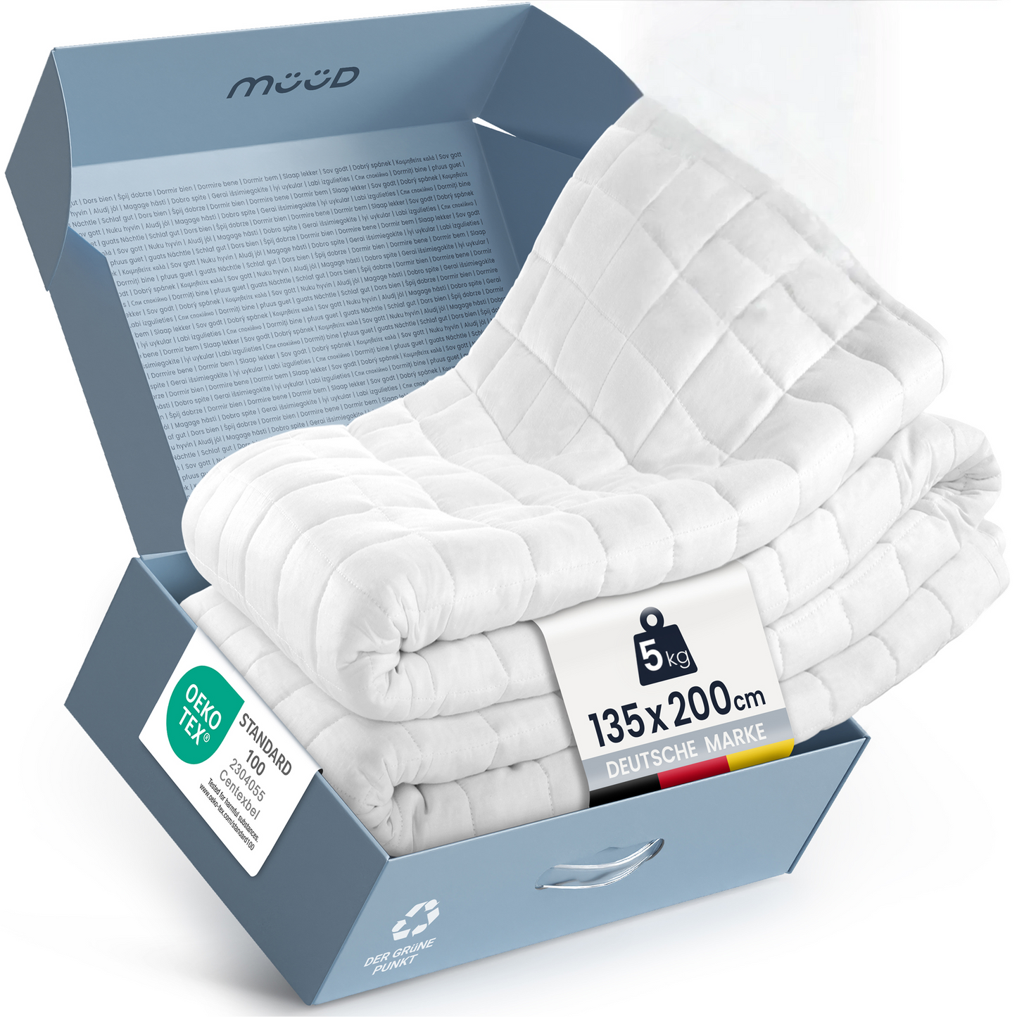 müüd® Premium Therapiedecke I Gewichtsdecke